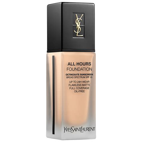 ysl all hours foundation almond|YSL matte foundation.